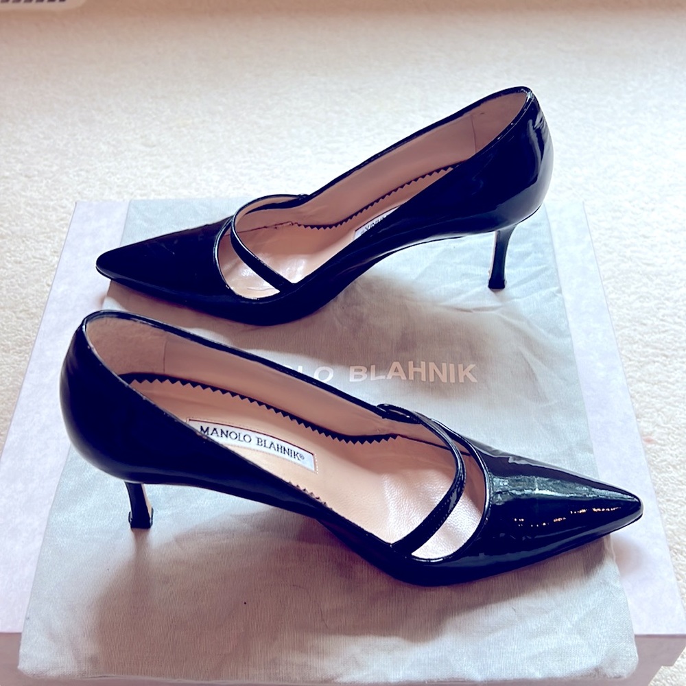 Manolo Blahnik Black Heels